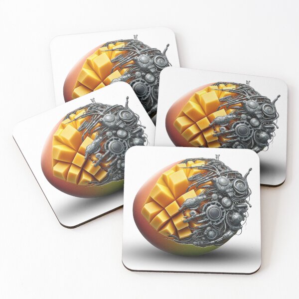 Item preview, Mechanical Eden: The Biomechanical Fruit Series - Mango designed and sold by MiszungART.