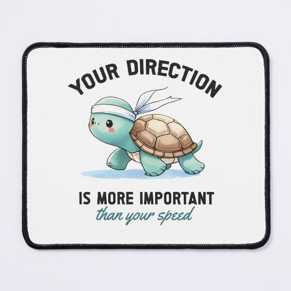 Item preview, Your direction is more important than your speed - Funny Turtle Quote designed and sold by Kidzz.