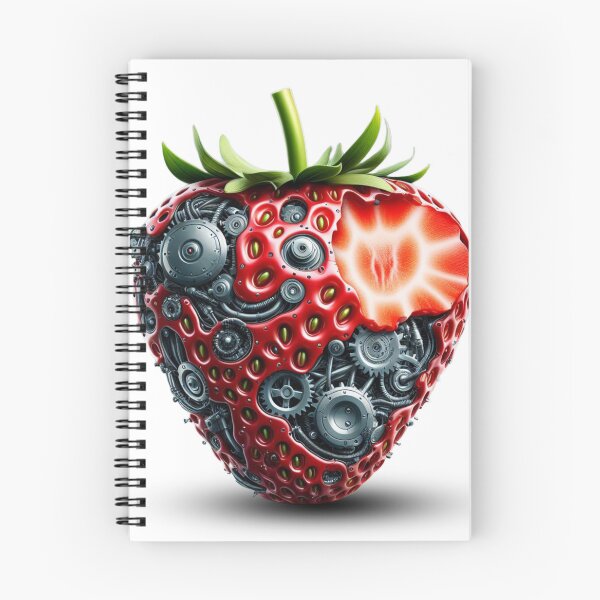 Item preview, Mechanical Eden: The Biomechanical Fruit Series - Strawberry designed and sold by MiszungART.