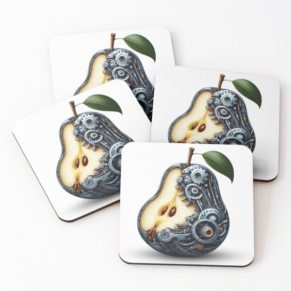 Item preview, Mechanical Eden: The Biomechanical Fruit Series - Pear designed and sold by MiszungART.