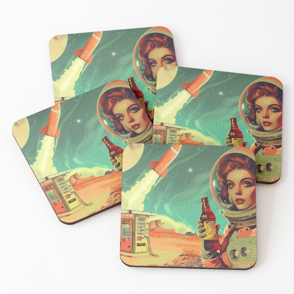 Item preview, Space Pit Stop Pin Up designed and sold by StarlingsCrown.