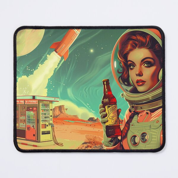 Item preview, Space Pit Stop Pin Up designed and sold by StarlingsCrown.