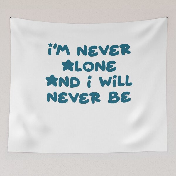 Item preview, Never Alone  designed and sold by PurrfectPixels.