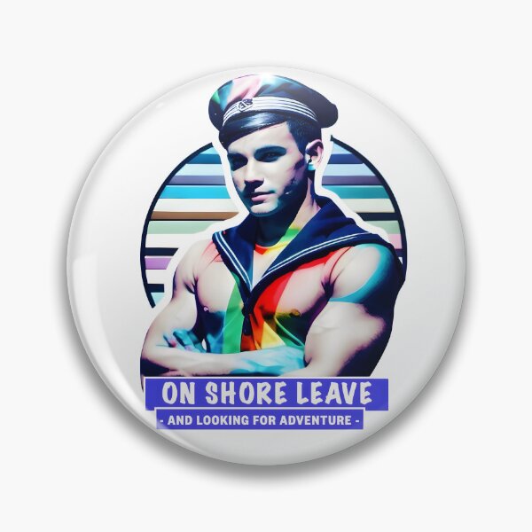 Item preview, Gay sailor (shore leave) designed and sold by The Rainbow Rebel Collective.