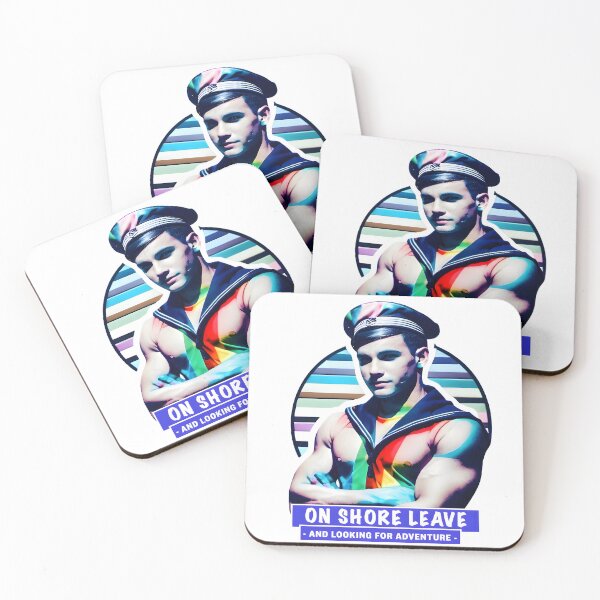 Item preview, Gay sailor (shore leave) designed and sold by The Rainbow Rebel Collective.