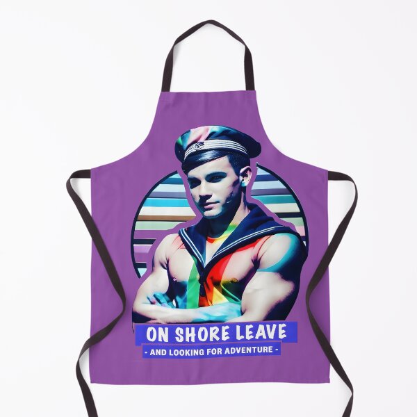 Item preview, Gay sailor (shore leave) designed and sold by The Rainbow Rebel Collective.