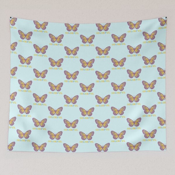Item preview, Colorful purple green butterfly  designed and sold by Fransyn.