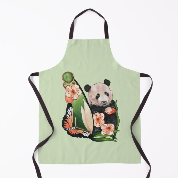 Item preview, Panda, blossoms, and leaves designed and sold by KnowingWonder.