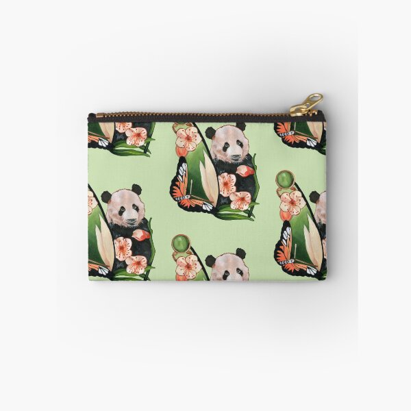 Item preview, Panda, blossoms, and leaves designed and sold by KnowingWonder.