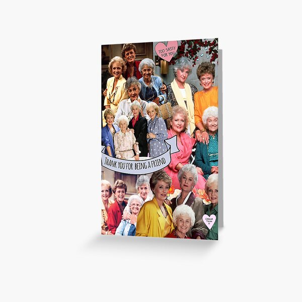 golden girls Greeting Card