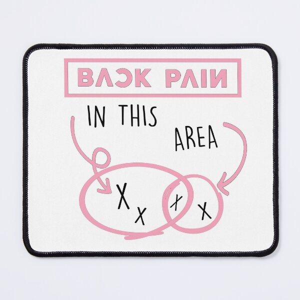 Item preview, Back Pain in this Area - White designed and sold by Spread-Love.
