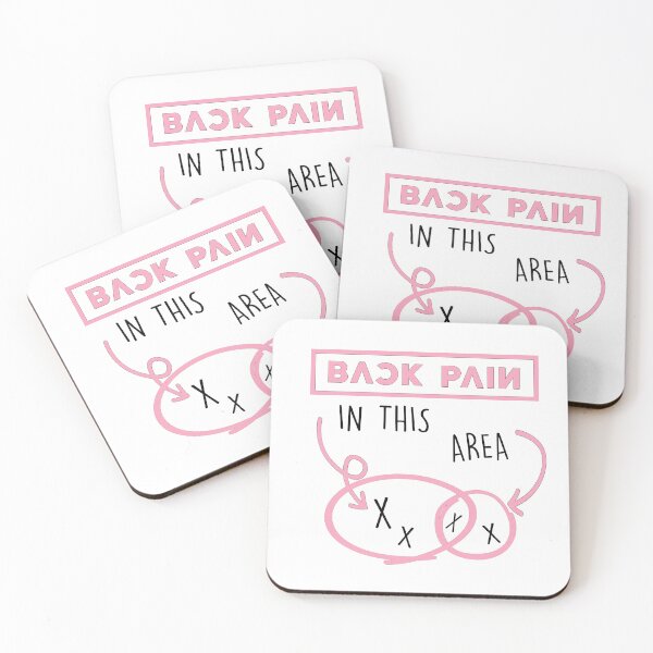 Item preview, Back Pain in this Area - White designed and sold by Spread-Love.