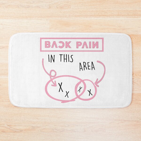 Item preview, Dolor de espalda en esta zona - Blanco designed and sold by Spread-Love.
