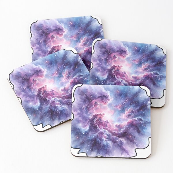 Item preview, AI-Generated Galactic Watercolor Nebula designed and sold by SpaLaxy Store.