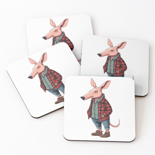 Item preview, Hipster Aardvark V4 designed and sold by HipsterAnimals.