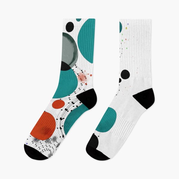 Item preview, Colorful abstract artwork with overlapping circles and dotted patterns designed and sold by SimoesArtistry.