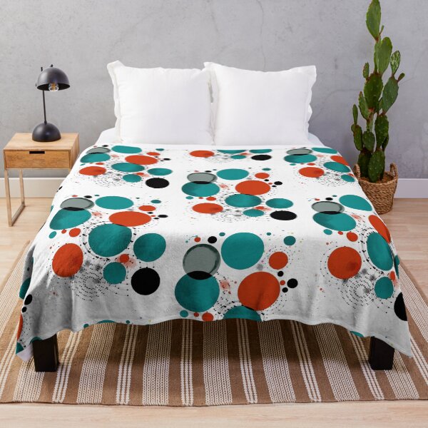 Item preview, Colorful abstract artwork with overlapping circles and dotted patterns designed and sold by SimoesArtistry.
