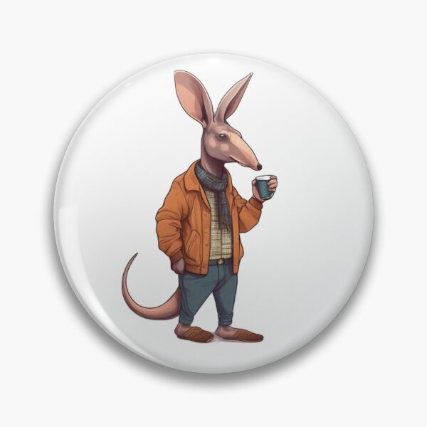 Item preview, Hipster Aardvark V5 designed and sold by HipsterAnimals.
