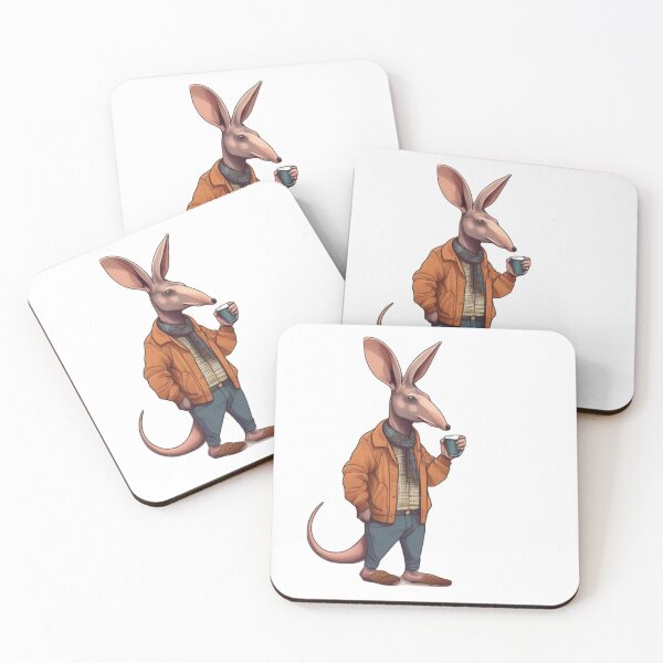 Item preview, Hipster Aardvark V5 designed and sold by HipsterAnimals.