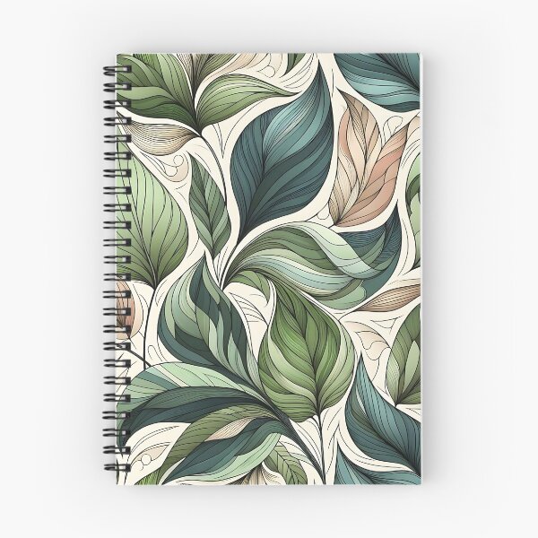 Item preview, Pretty green leaves pattern designed and sold by Haji  Kamora.
