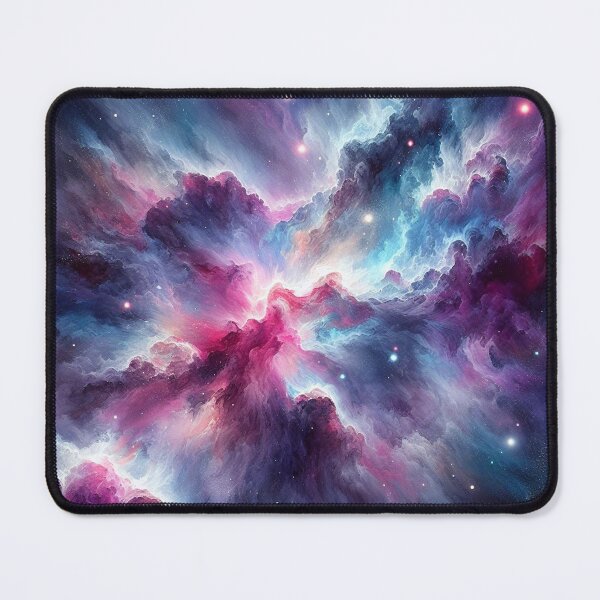 Item preview, AI-Generated Galactic Watercolor Nebula designed and sold by SpaLaxy Store.