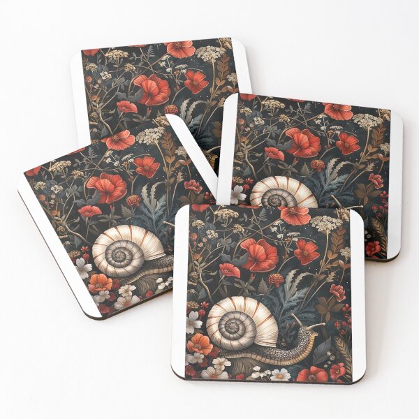 Item preview, Snail in the magical forest designed and sold by MoonCatLab.