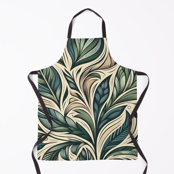 Item preview, Pretty green leaves pattern designed and sold by Haji Kamora.
