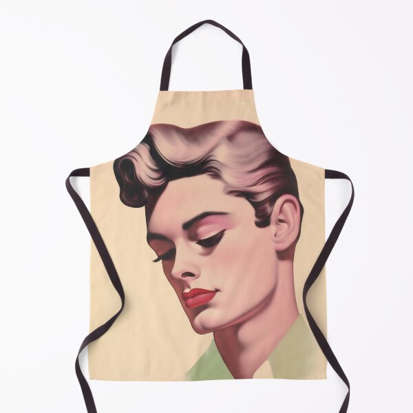 Item preview, Retro illustration in antique soft pastel colors of a handsome man designed and sold by GoldenTimesCafe.
