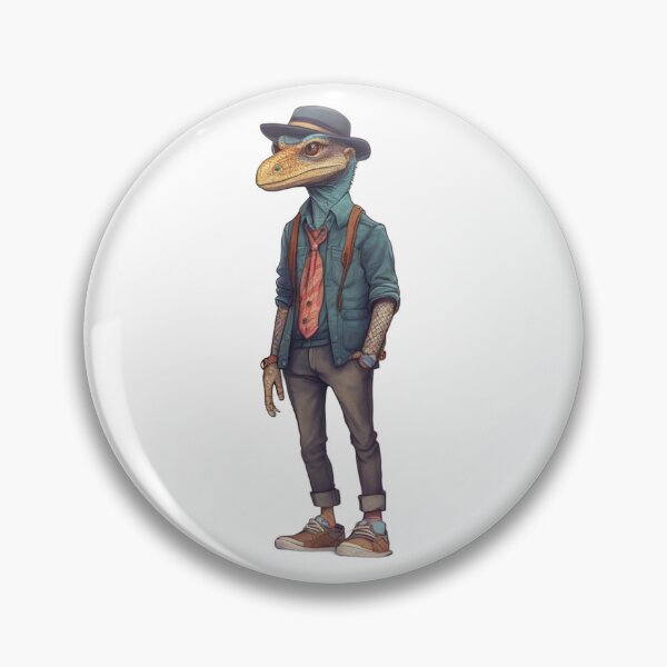 Item preview, Hipster Ackie Monitor V1 designed and sold by HipsterAnimals.