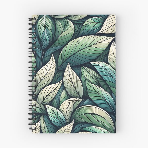 Item preview, Pretty green leaves pattern designed and sold by Haji Kamora.