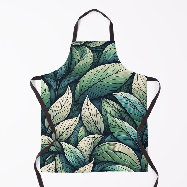 Item preview, Pretty green leaves pattern designed and sold by Haji  Kamora.
