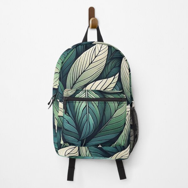 Item preview, Pretty green leaves pattern designed and sold by Haji  Kamora.