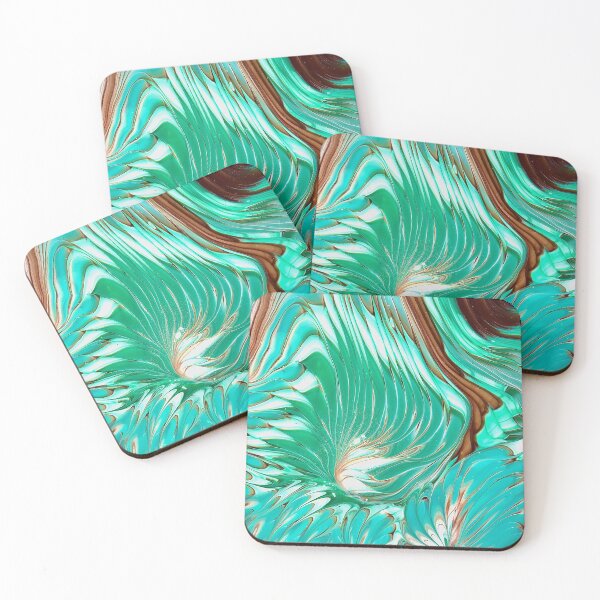 Item preview, Teal and Turquoise Ribbon designed and sold by Jennifer Leavey Designs.