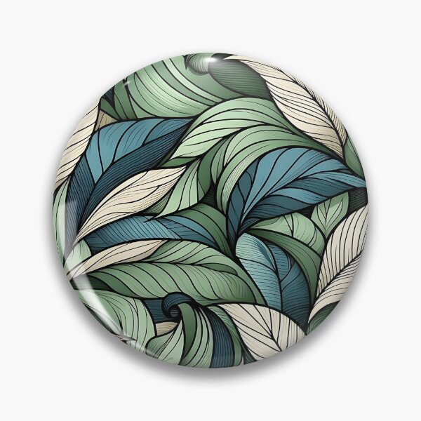 Item preview, Pretty green leaves pattern designed and sold by Haji  Kamora.