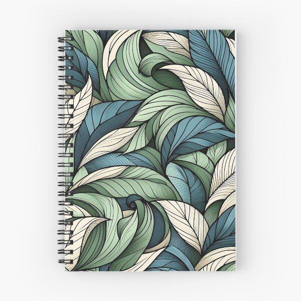 Item preview, Pretty green leaves pattern designed and sold by Haji  Kamora.