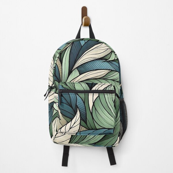 Item preview, Pretty green leaves pattern designed and sold by Haji Kamora.