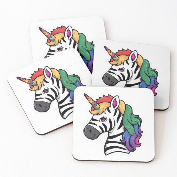 Item preview, RAINBOW  ZEBRA UNICORN designed and sold by Tomci0.
