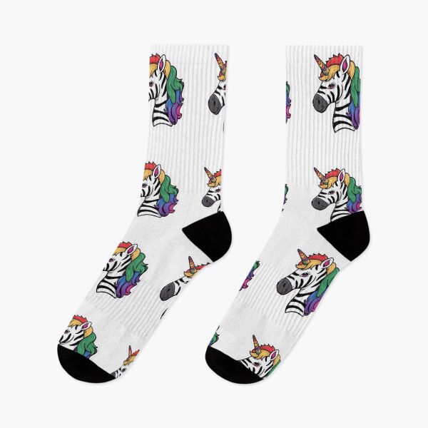 Item preview, RAINBOW  ZEBRA UNICORN designed and sold by Tomci0.