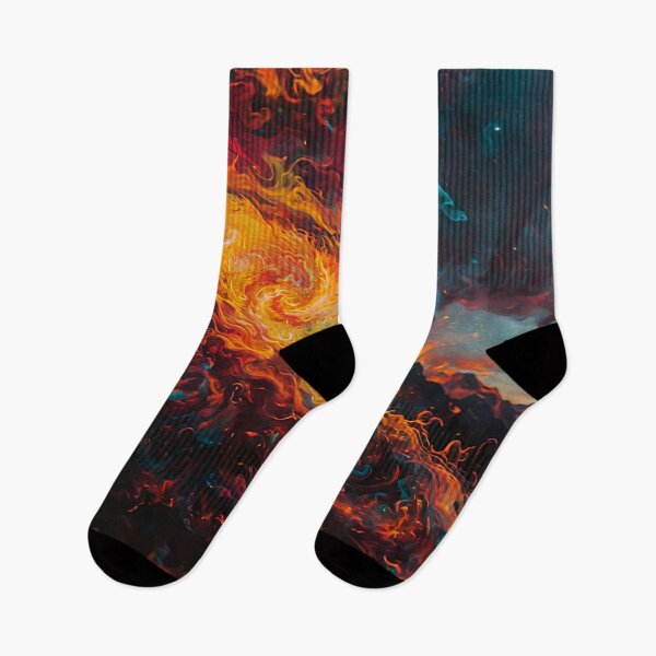 Item preview, Flaming Hot Mountains designed and sold by NaturePrints.