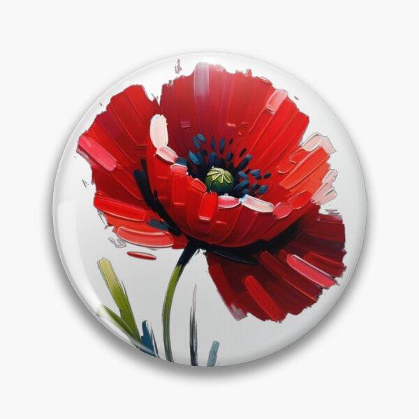 Item preview, Remember and honor red poppy flower designed and sold by MilkyForest.