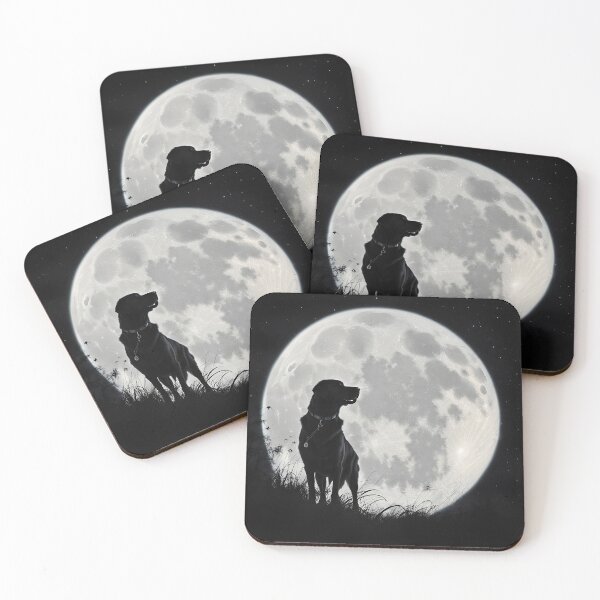 Item preview, Black Labrador and Moon Best Friend designed and sold by Stephanie Laird.