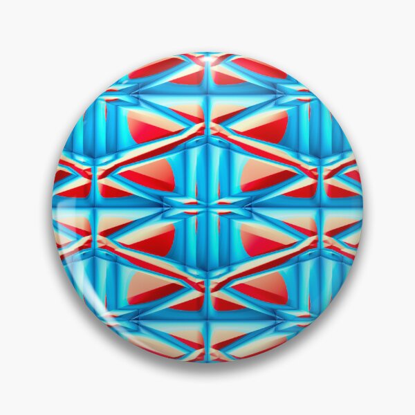 Item preview, Blue and Red Ceramic Tile Pattern designed and sold by TheRulerofEarth.