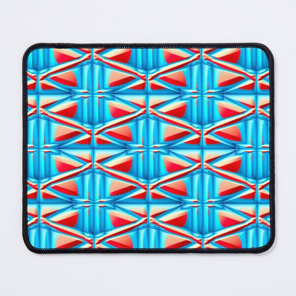 Item preview, Blue and Red Ceramic Tile Pattern designed and sold by TheRulerofEarth.