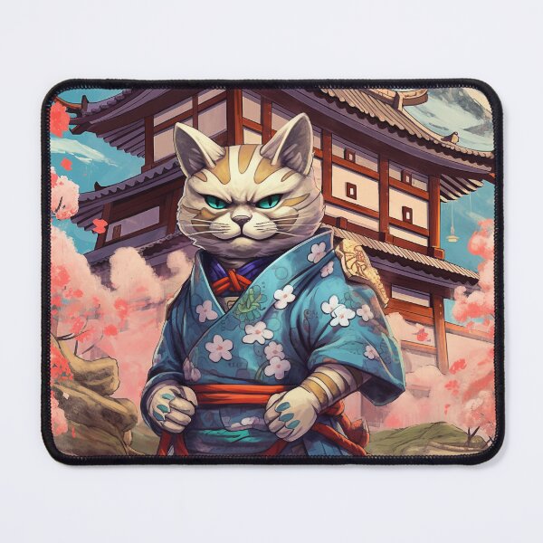 Item preview, Samurai cat designed and sold by rybak-oksana.