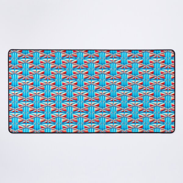 Item preview, Blue and Red Ceramic Tile Pattern designed and sold by TheRulerofEarth.