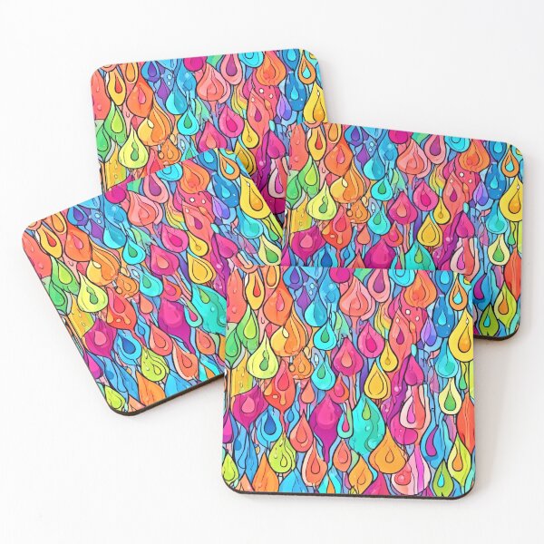 Item preview, Colorful Tears Cartoon Art designed and sold by Health And Fitness Posts e-Store.