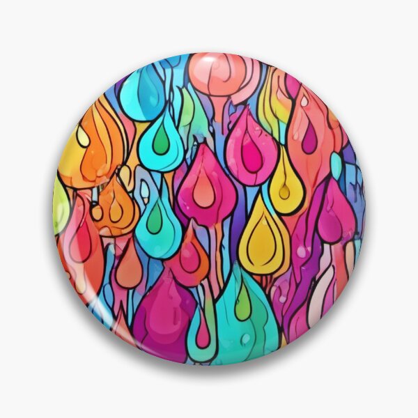 Item preview, Colorful Tears Cartoon Art designed and sold by Health And Fitness Posts e-Store.