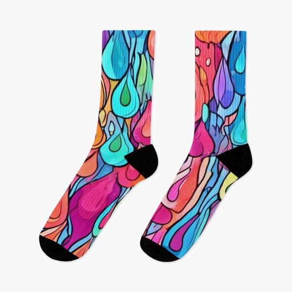 Item preview, Colorful Tears Cartoon Art designed and sold by Health And Fitness Posts e-Store.