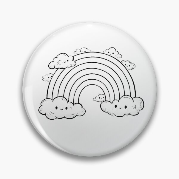 Item preview, Rainbow clouds drawing! designed and sold by DesignByError.