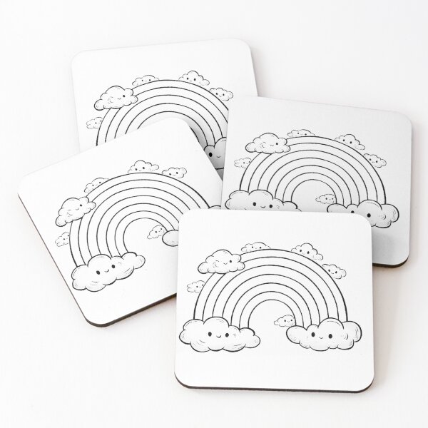 Item preview, Rainbow clouds drawing! designed and sold by DesignByError.